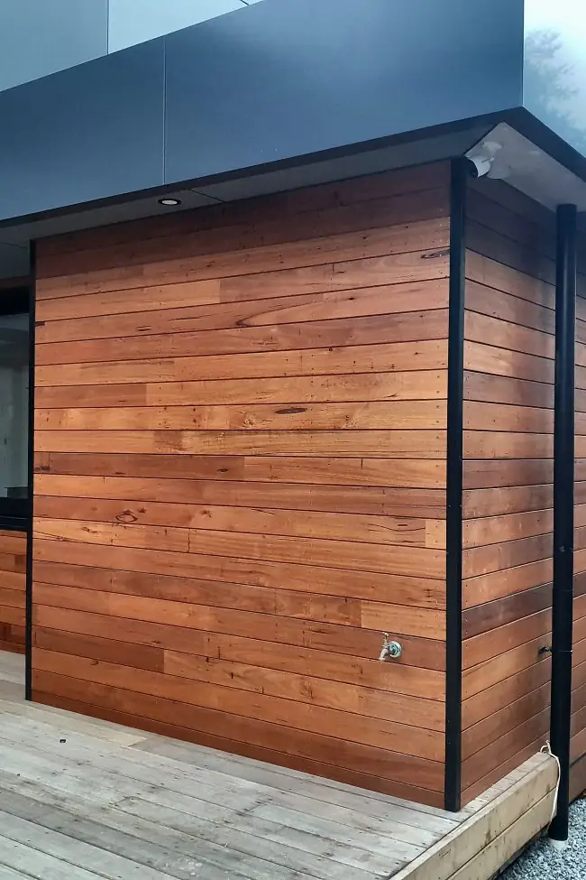 Shiplap cladding and composite deck project in Brighton, Melbourne